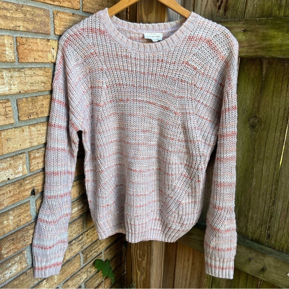 Lucky Brand Soft Pink Crew Neck Sweater